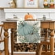 thumbnail image 2 of 1pc Fall Eucalyptus Leaves Pumpkins Table Runner, Autumn Halloween Kitchen Dining Table Decoration For Indoor Outdoor Party, Gift,13x72 Inch, 2 of 4