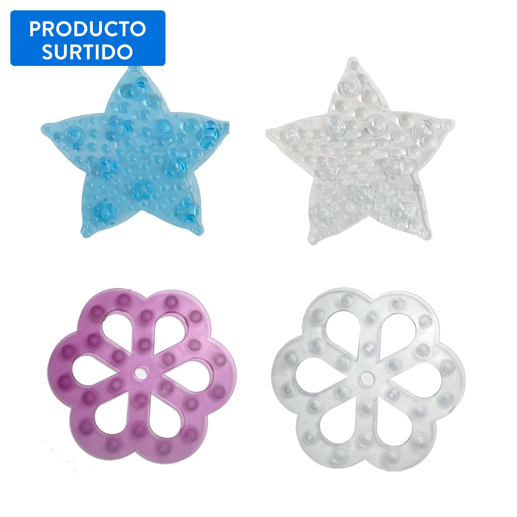 Set 6 Antideslizante 12x17cm Pvc
