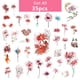 thumbnail image 1 of 35 pcs Stunning Flower Tattoo Temporary Tattoo - Perfect for Fashion and Fake Tattoos, 1 of 2