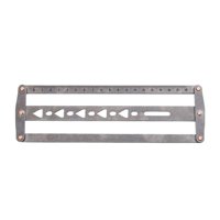 Bothyi - Cinturón De Cuero Regla De Punzón De Posicionamiento Auxiliar Herramienta Ligera De Artesanía En Cuero A