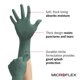 thumbnail image 2 of Guantes Ansell MICROFLEX Dura Flock DFK-608 de nitrilo, 11 mm, grandes, 2 of 5
