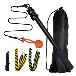 Ioensy - Extensible Teaser Wand Pet Teasing Pole Retráctil Para Entretenimiento