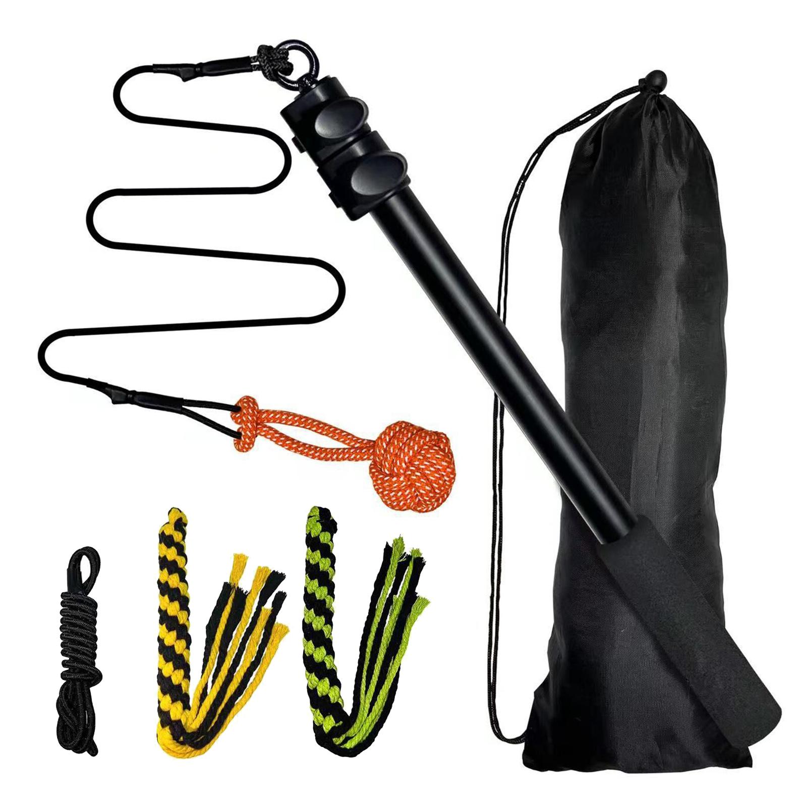 Ioensy - Extensible Teaser Wand Pet Teasing Pole Retráctil Para Entretenimiento