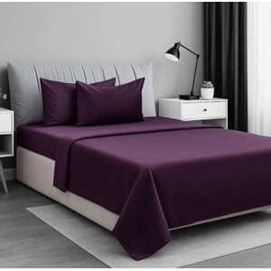 Riqui - Sábana 2 Plazas Morado