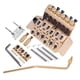 thumbnail image 4 of Puente de Trémolo para Guitarra Piezas de Instrumentos Musicales Repuestos de Guitarra Piezas de Guitarra Eléctrica para Práctica Reparación Mantenimi oro, 4 of 5