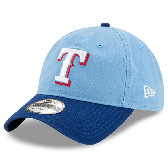 Gorra New Era MLB Core Classic 9TWENTY Texas Rangers Azul de Dos Tonos