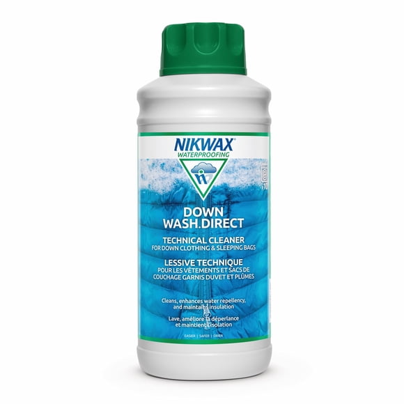 Limpiador especial Nikwax Down Wash.Direct, 1 litro, para artículos de plumón