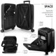 thumbnail image 5 of Valija TRAVELARIM de 20" rígida para cabina color negro, 5 of 9