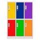 thumbnail image 1 of Locker P0220 Metalico 6 Puertas Multicolores, 1 of 4