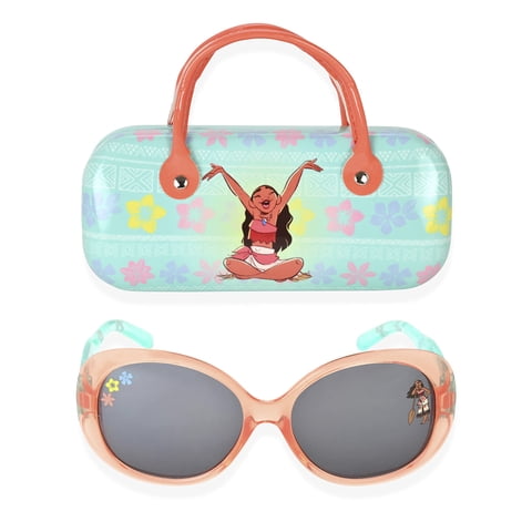Anteojos De Sol Disney Moana Para Niñas Con Protección Uv Y Estuche