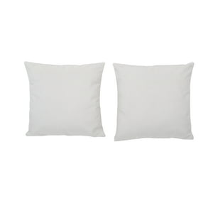 Masel - Set 2 Cojines Felpa De 40X40 Ivory