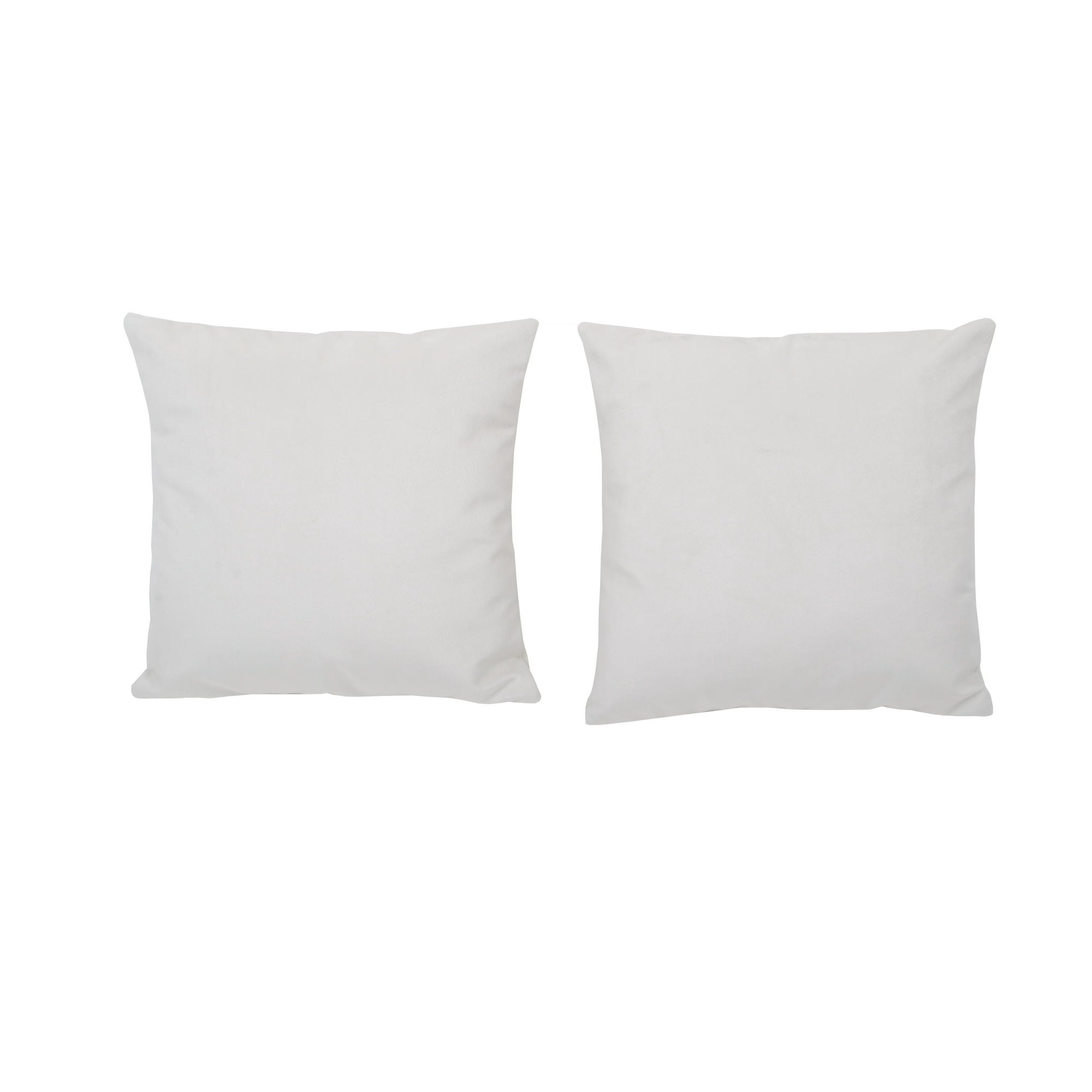 Masel - Set 2 Cojines Felpa De 40x40 Ivory