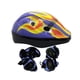 thumbnail image 1 of Casco Bicicleta Rodilleras Infantil Niños Anticaída Morado, 1 of 4