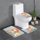 thumbnail image 1 of Juego De 3 Alfombras De Baño Stella Y Sam Terciopelo Coral, 1 of 6