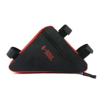 Frc - Bolso Triángulo Para Bicicleta Negro/Rojo 555