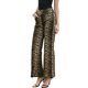 thumbnail image 4 of Pantalones de estampado de leopardo para mujer, cintura alta elástica, pantalones holgados casuales de pierna ancha con bolsillos XL estampado de leopardo, 4 of 6