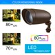 thumbnail image 2 of Luz de inundación LED DYSMIO PAR20 6W bronce oscuro 120V, 2 of 5