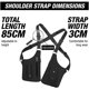 thumbnail image 2 of Bandolera clásica herencia hombro pecho satchel hombre ajustable cuero armadura anti carteristas bandolera, 2 of 7