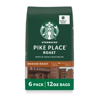 Granos De Café Starbucks Pike Place Roast, 6 Bolsas De 340 G
