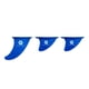 thumbnail image 1 of Pack Quillas Aletas Paddle Surf - 3 Unidades Azul, 1 of 3
