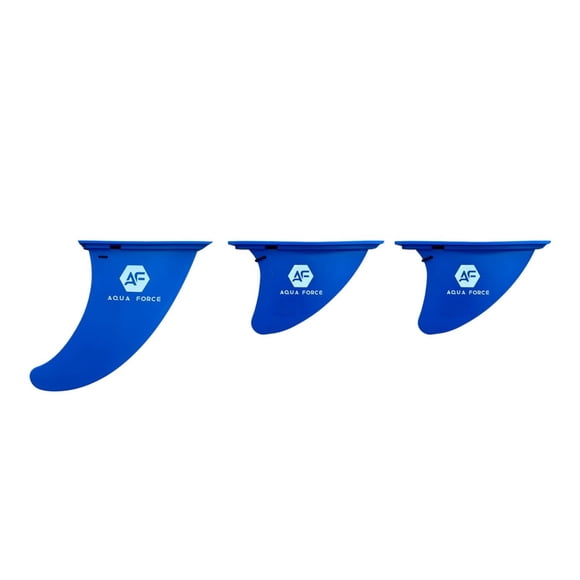 Pack Quillas Aletas Paddle Surf - 3 Unidades Azul