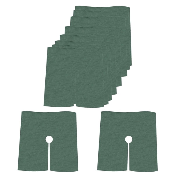 10 piezas de mantillo para árboles, tapete protector para árboles, cubierta de tela con orificio, protección reutilizable para raíces cuadradas, velló Longitud lateral 32cm