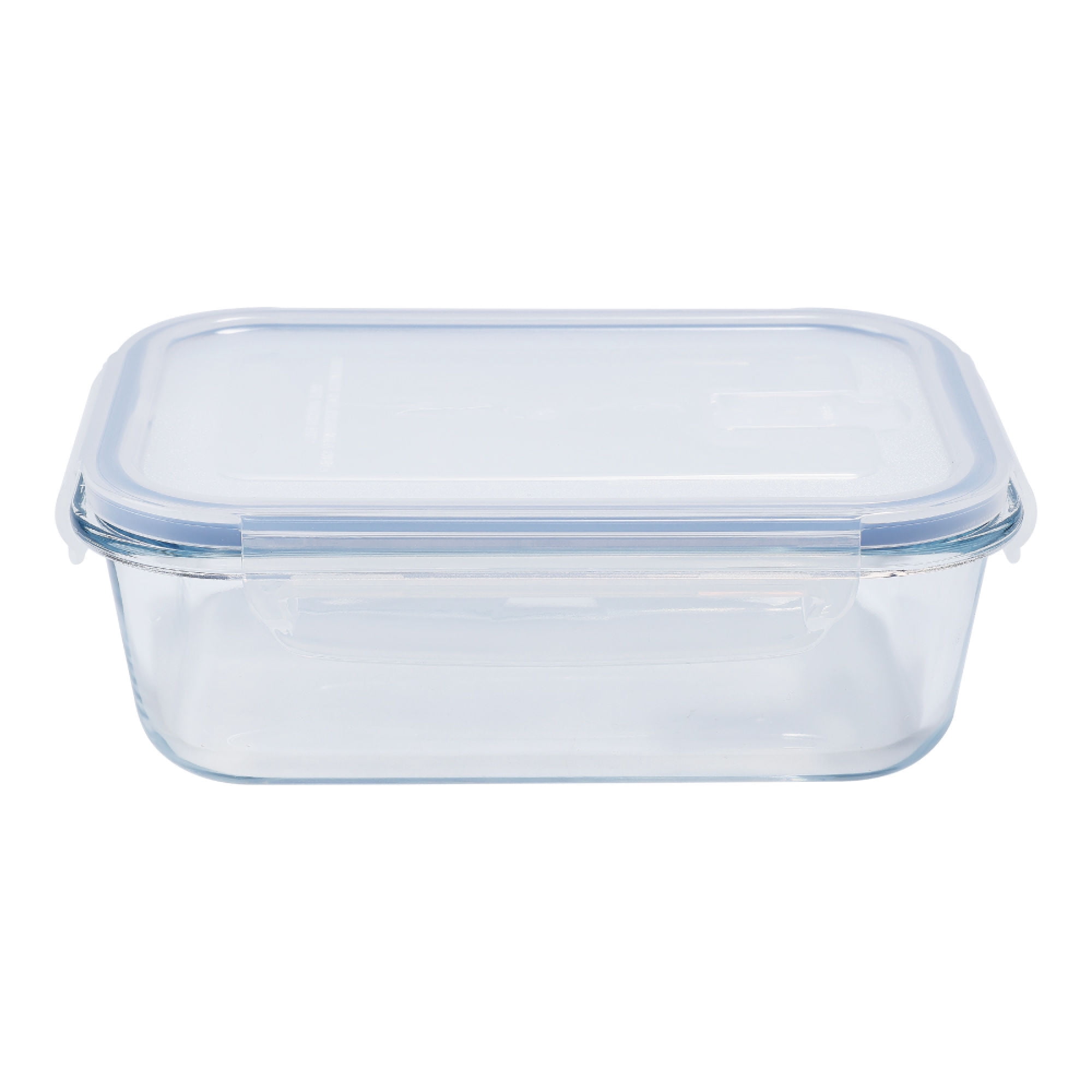 Contenedor 1040ML Vidrio Rectangular 1 Pieza Transparente