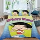 thumbnail image 2 of El Mundo de Bobby Conjunto de sábanas temático, trío de piezas, cómodo y amigable con la piel, diseño único, regalo de decoración para el hogar para familiares, amigos y fans,140cm *210cm, 2 of 6