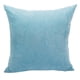thumbnail image 1 of Funda De Almohada De Tiro Suave Funda De Cojín De Cintura De Sofá Cuadrado Azul Claro 60 X 60cm, 1 of 5