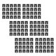 thumbnail image 3 of 120 Piezas De Almohadillas Para Interruptor De Teclado, Piezas Universales Para Teclado Intercambiable En Caliente, Estilo A EVA, 3 of 5