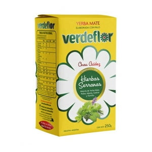 Verdeflor - Yerba Mate Verde Flor Serrana 250 Grs. Yerba Suave