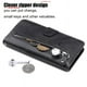 thumbnail image 4 of Funda con Cremallera para OnePlus Nord 200 5G, Carcasa Cartera de Cuero PU con Soporte y Tarjetero, 4 of 6