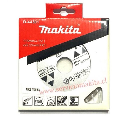 Makita - Disco Diamantado Turbo Ondulado 115 X 22,26 Mm Para Granito / Mármol