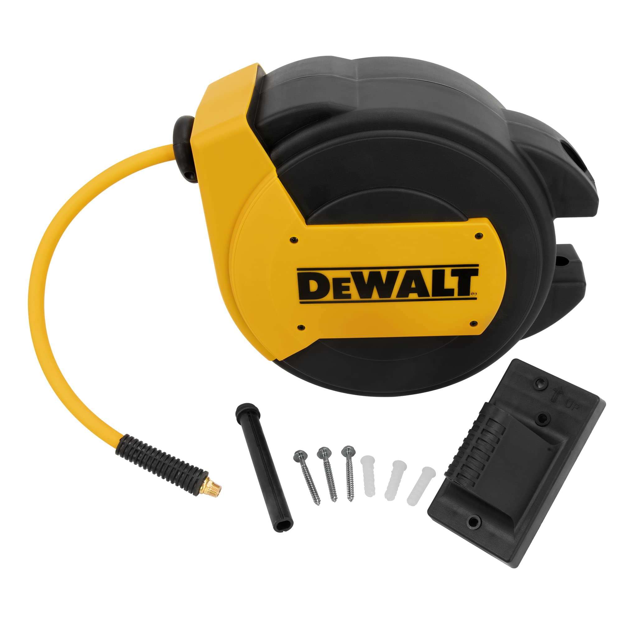 Carrete De Manguera De Aire Dewalt Automático Retráctil 300 Psi 15 M