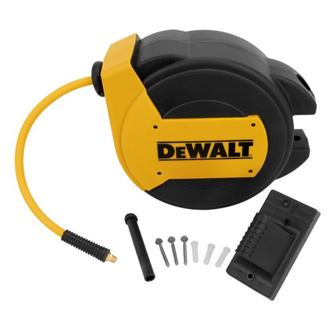 Carrete De Manguera De Aire Dewalt Automático Retráctil 300 Psi 15 M