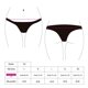 thumbnail image 3 of Bikini calzón con drapeado ajustable morado Talla M, 3 of 3