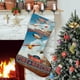 thumbnail image 1 of Calcetín de Navidad Desmarcar Aviones Fuego y Rescate 45cm x 32cm, 1 of 5