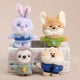 thumbnail image 2 of Set de 4 Llaveros Peluche de Animales Zootpia, Muñecos Lindos para Decoración y Bolso, 13 cm, 2 of 9