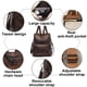thumbnail image 3 of Mochila de moda para mujer, bolso multiusos, diseño convertible, bolso de hombro, bolso de viaje, 3 of 6
