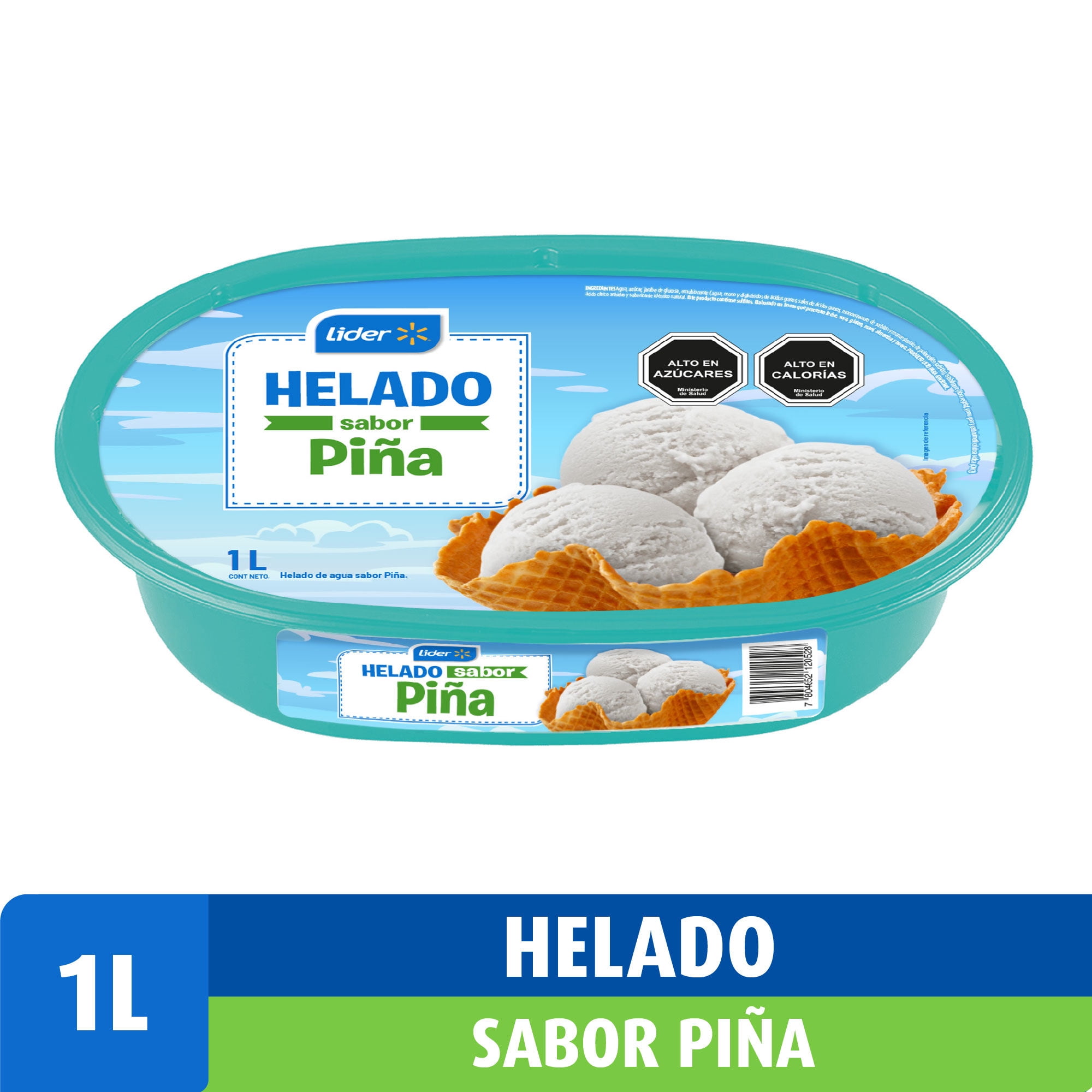 Helado Piña Pote 1 L Lider