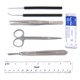 thumbnail image 1 of Kit de disección DEXSUR con cuchillos – 8 piezas de acero inoxidable, 1 of 7