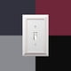 thumbnail image 4 of Placa de pared Amerelle Savannah de madera con doble palanca, color blanco envejecido, 4 of 7
