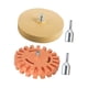 thumbnail image 2 of 2 herramientas genéricas para quitar calcomanías de ruedas con borrador, rueda de goma con adaptador de taladro para ventanas de RV, aplicación rápida, 2 of 5