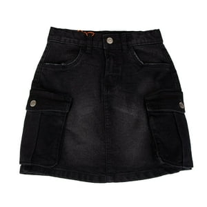 Falda Niña Negro Pillin