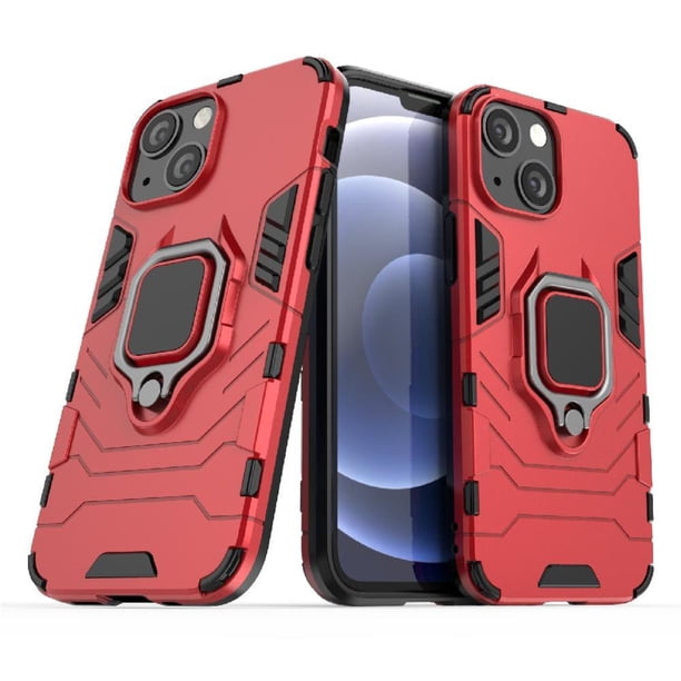 FOXDOCK Funda Antigolpes para iPhone 14 – Protección Total con Soporte y Diseño Robusto