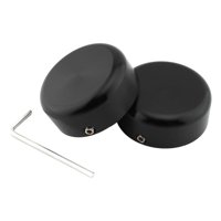 Magideal - 2X Cubiertas De Tapa De Tuerca De Vástago De Horquilla Superior De Motocicleta/Aleación De Aluminio Negro Para S 1250 Rh1250 S Accesorios De