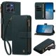 thumbnail image 3 of Funda Billetera Motorola Moto G86 con Cremallera y Soporte, Verde, 3 of 6