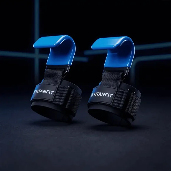 Par Muñequeras Gancho Power Hooks Ankyra - Azul