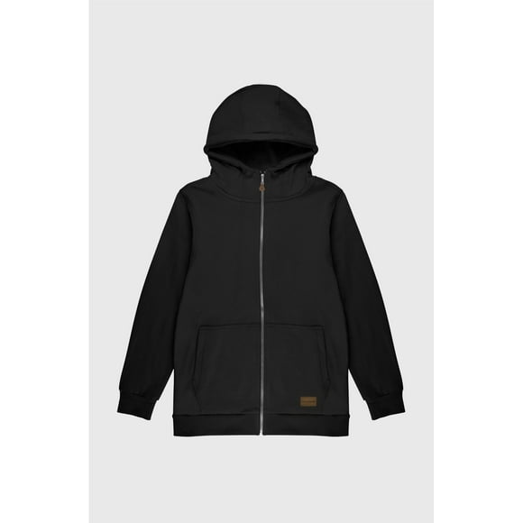 Polerón Zipper Classic Negro Hombre Falcone