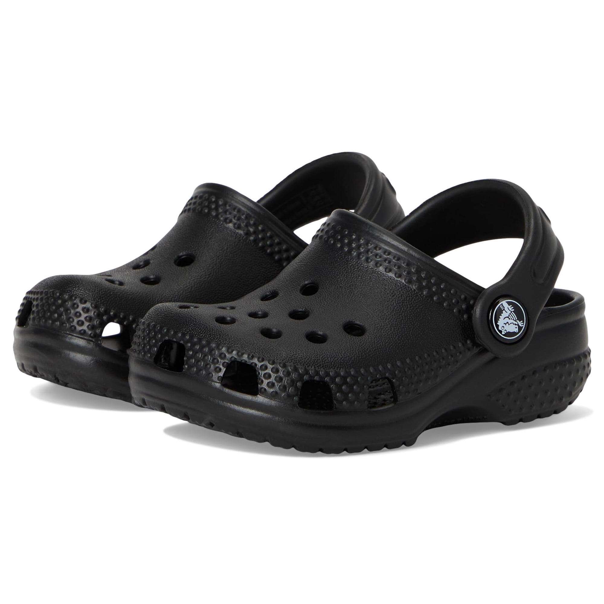 Crocs Unisex Clásicos Littles Zuecos Para Bebé Negro Talla 2